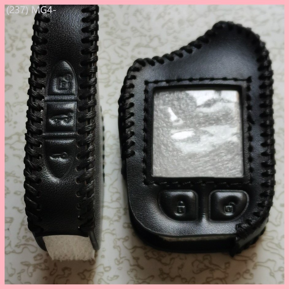 【2023-2025】 สำหรับ Compustar G15 2Way REMOTE RFX-P2WG15-SS รถรีโมทกุญแจหนังแท้