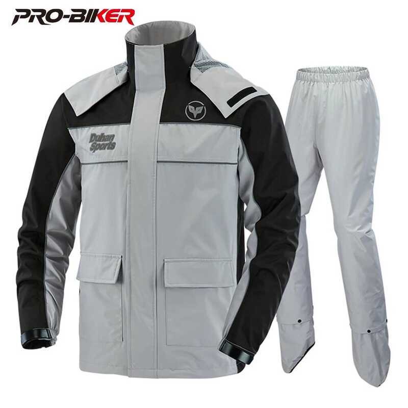 DUHAN เสื้อชูชีพกันฝนสำหรับมอเตอร์ไซค์ เหมาะสำหรับทั้งผู้ชายและผู้หญิง ป้องกันน้ำได้ดี