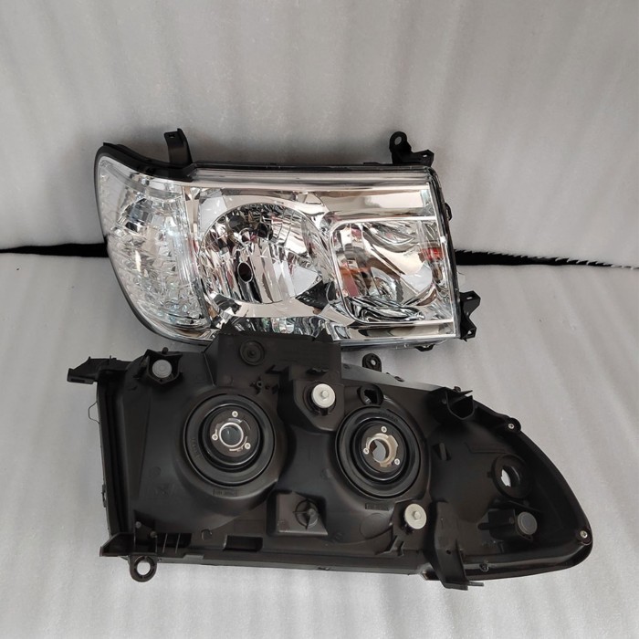 2Pcs Car Headlight For Toyota Land Cruiser FZJ100, FZJ105 Split to Connected Headlights 1998 to 200