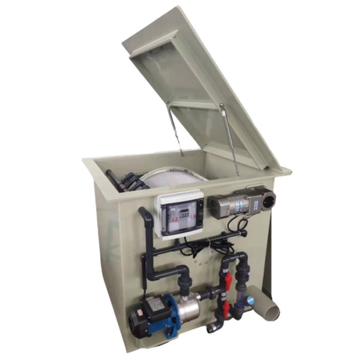 Drum Micro Filtration Screen Aquaculture Drum Filter for Koi Pond