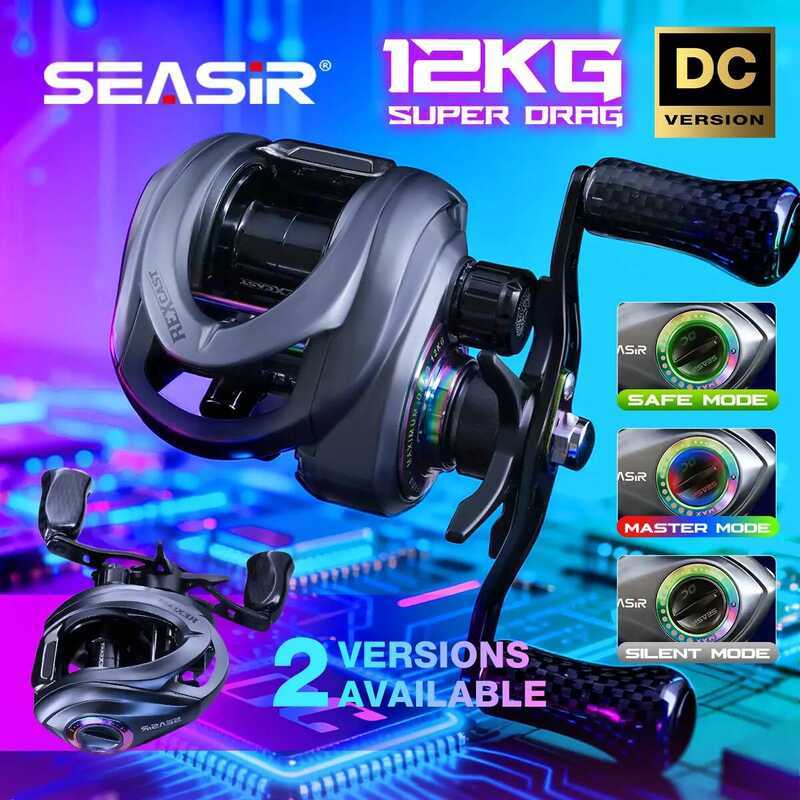 02F รอกตกปลา Seasir รุ่น Rexcast DC แบบเบทคาสติ้ง พร้อมระบบควบคุมดิจิทัล 3 โหมด ระยะการขว้างไกล กำล