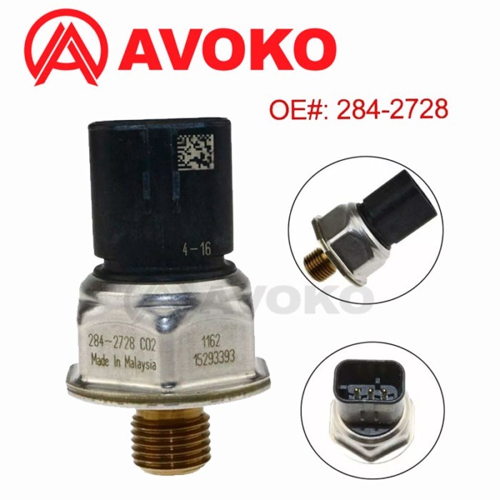 284-2728 4 MPaG pressure range high pressure sensor For Caterpillar CAT C13 C15 C16 583T D9T D8T 13