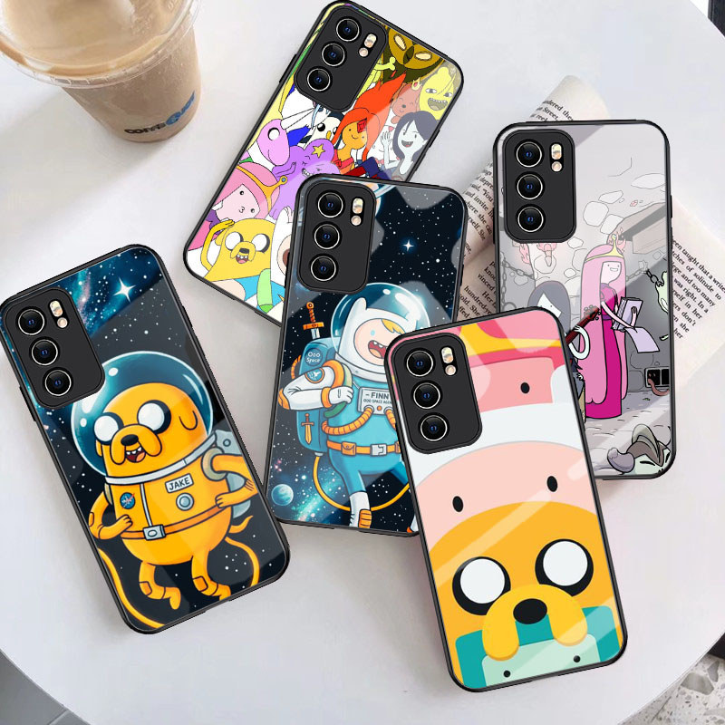 B-1 Adventure Time Casing สําหรับ Xiaomi POCO 11 X5 12 C71 M3 M4 M6 X6 C65 Pro Lite 5G Tempered Glas