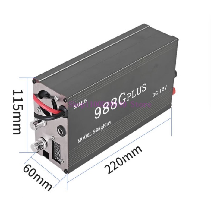 12V 1500W power converter,  SAMUS inverter 988GPLUS, high-power electronic booster, current: more t