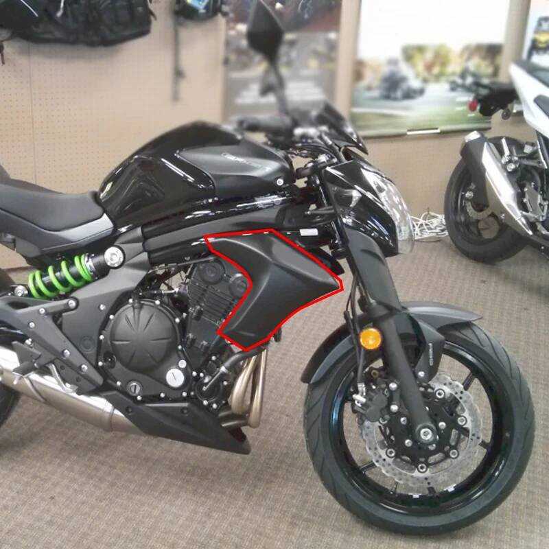 Er-6N เหมาะสำหรับ Kawasaki ER 6N รุ่นปี 2009-2015 2016 แผงครอบหม้อน้ำ แฟริ่ง Er6n อุปกรณ์ตกแต่งรถมอ