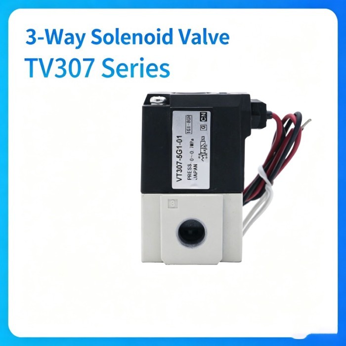 3 way pneumatic High frequency solenoid valve vacuum valve1/8 1/4 thread 12V 24V 220V VT307/VT307V