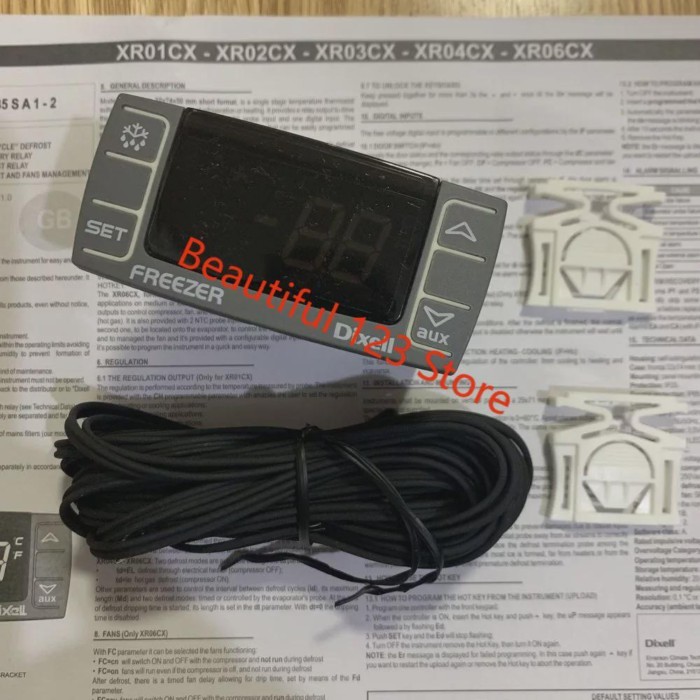 Dixell XR06CX New Elf Electronic Temperature Controller Cold Storage Thermostat Refrigerator Temper