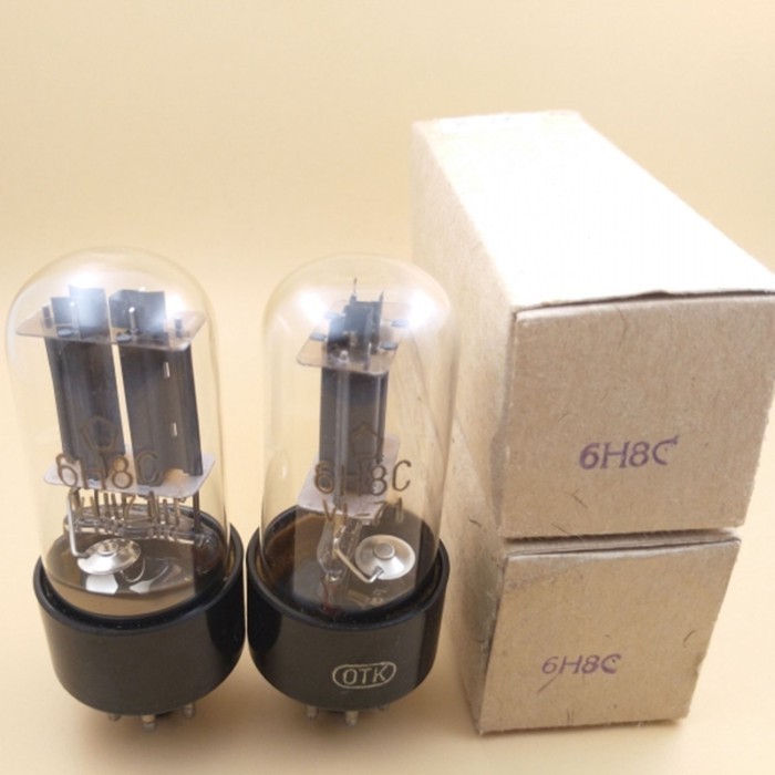 New Soviet 6H8C electronic tube instead of 6N8P 6SN7
