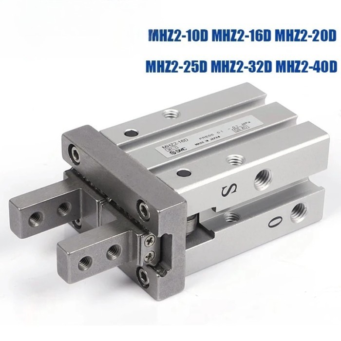 SMC Air MHZ2-10D MHZ2-16D MHZ2-20D MHZ2-25D MHZ2-32D MHZ2-40D Aluminium Clamps Finger Cylinder Pneu