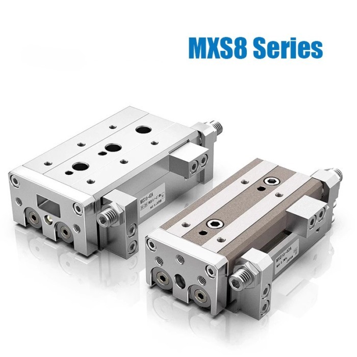 SMC MXS8 Series Air Slide Table Pneumatic Cylinder Slide Rail Air Cylinder MXS8-10 MXS8-20 MXS8-30