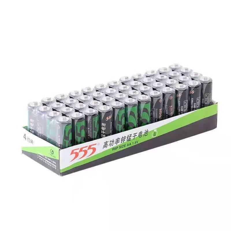 แบตเตอรี่คาร์บอน AA555 AA/5 R6P, แบตเตอรี่สังกะสี-แมงกานีสกำลังสูง, แบตเตอรี่สำหรับรีโมทคอนโทรลของเล
