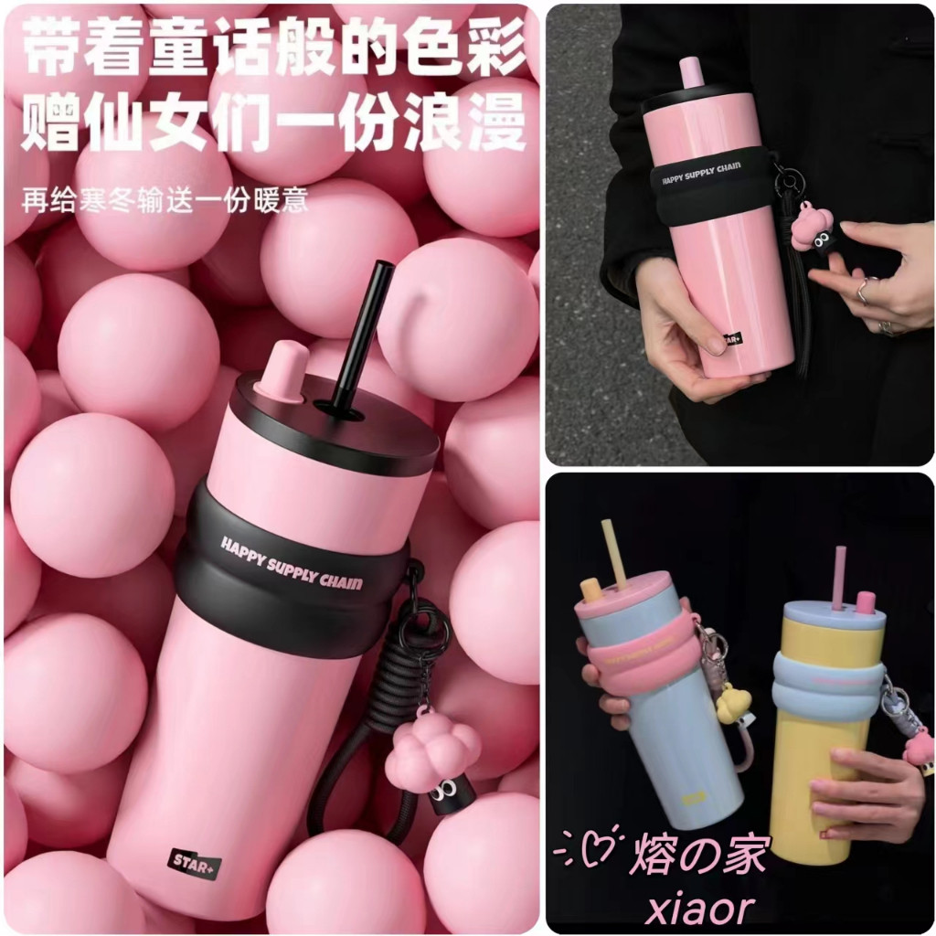 ♞,♘STAR+ Tumbler 710mL Thermos สแตนเลส 316 ถ้วยกาแฟ แก้วพกพา Water Bottle 316 Stainless Coffee Cup