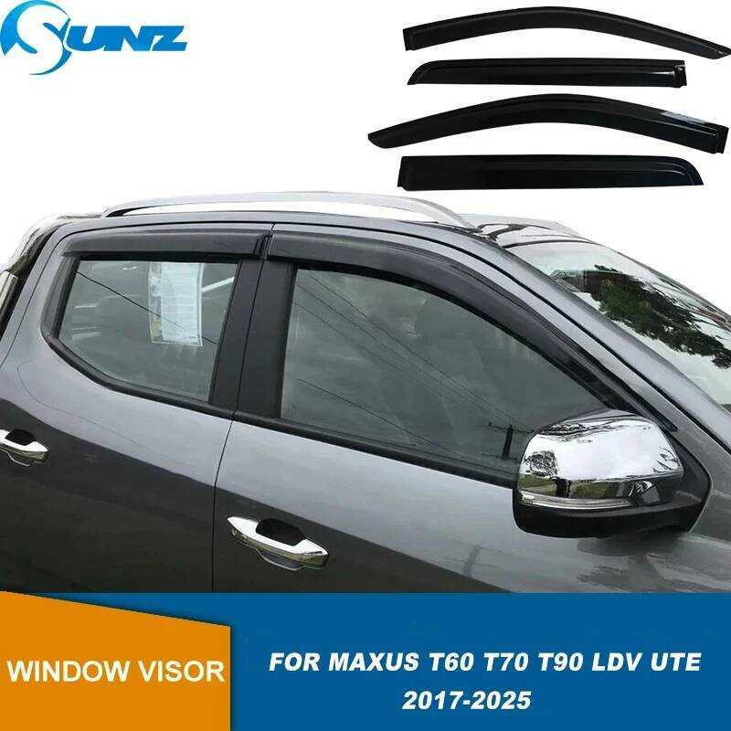 Weather Shield Window Visor สําหรับ Maxus T60 T70 T90 Ldv Ute 2017 2018 2019 2020 2021 2022 2023 202