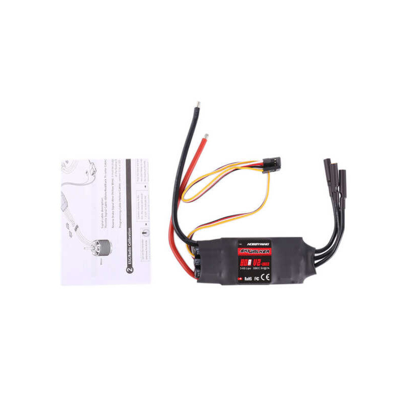 HOBBYWING HOBBYWING SkyWalker 80A UBEC ESC แบบไม่มีแปรงปีกคงที่