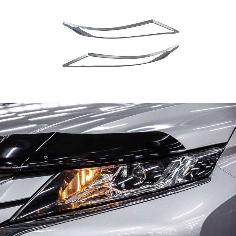 2020 L2 TRITON ไฟหน้า Shade รถลักษณะตกแต่งชิ้นส่วนไฟหน้ากรอบสติกเกอร์ Anti-Fog โคมไฟ