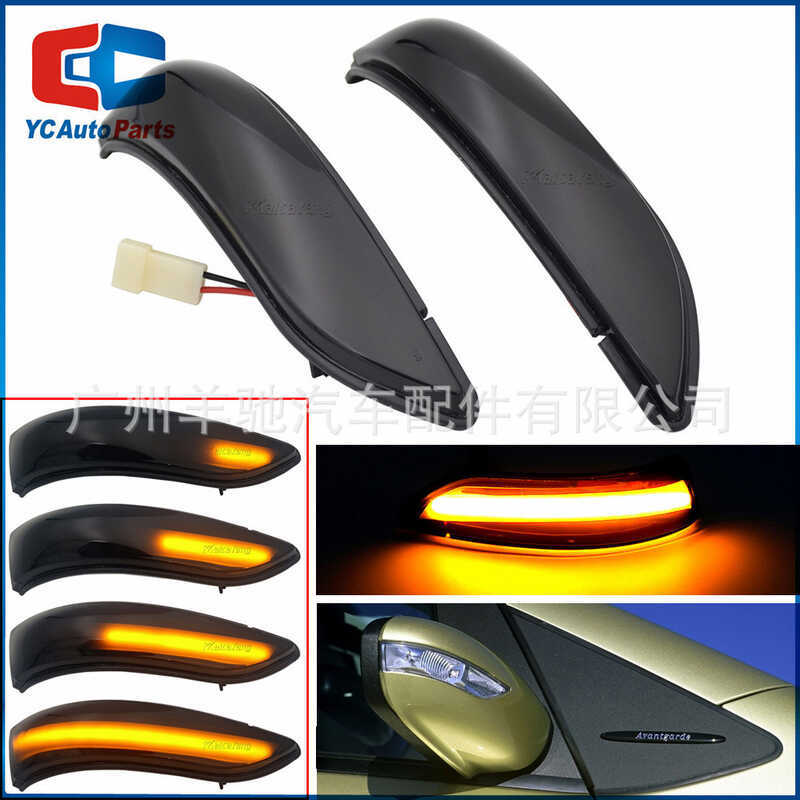 เหมาะสําหรับ Mercedes-Benz 04-08 A-Class W169/05-08 B-Class W245 ดัดแปลง LED กระจกมองหลังวิ่งน้ํา
