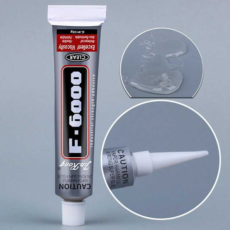 กาวอเนกประสงค์ F-6000 Super Glue 20G กาวอุตสาหกรรม B7000 กาวกึ่งเหลวใส อุปกรณ์ตกแต่งรถยนต์