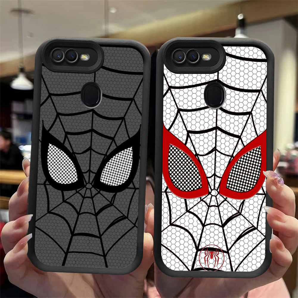 J-39 Spider-man ดำขาวชมพูเคสโทรศัพท์หรับ OPPO A7 A11K A12 A3S A12E A1K A5S A12S AX5S