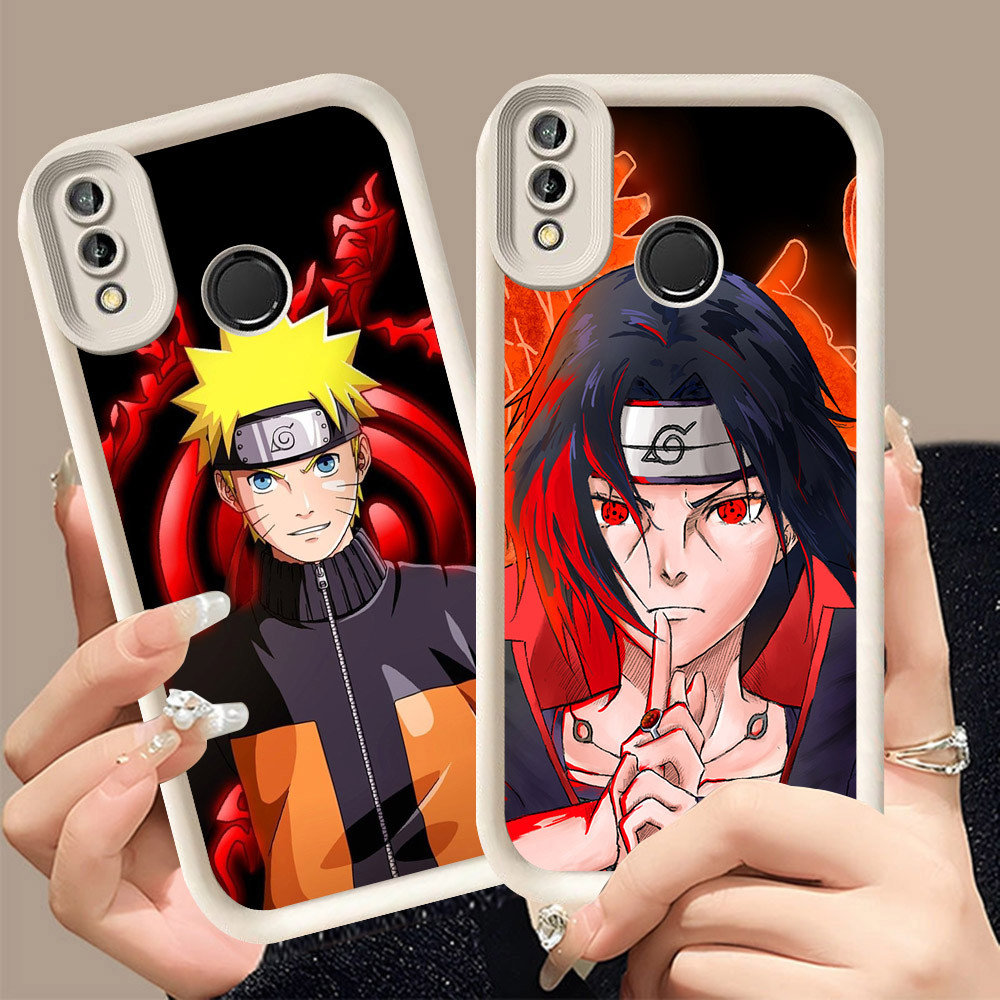 Q-26 Naruto ขาวดำเคสโทรศัพท์หรับ VIVO Y91C Y91 Y1S Y93 Y95 ปกสีชมพู