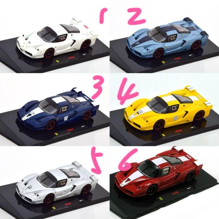 1: 43 Hot Wheels Hot Wheels Elite Ferrari FXX Alloy Ferrari Model Hot Wheels