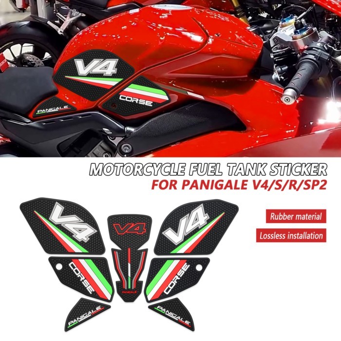 For Ducati Panigale V4 S R SP2 PANIGALE V4S V4R V4SP2 2022-2025 Motorcycle Non-slip Side Fuel Tank