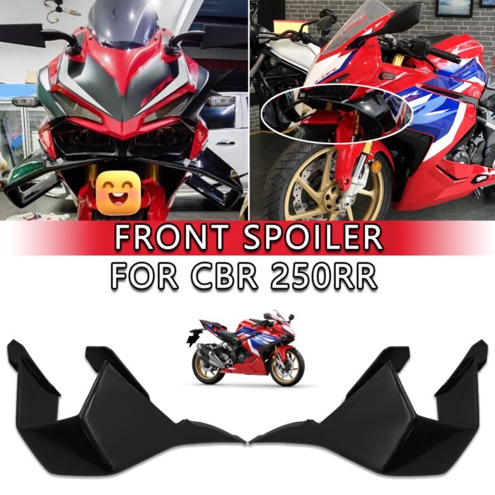 For Honda CBR 250RR cbr250rr Motorcycle Downforce Winglet Aerodynamic Wing Front Spoiler Kit Access