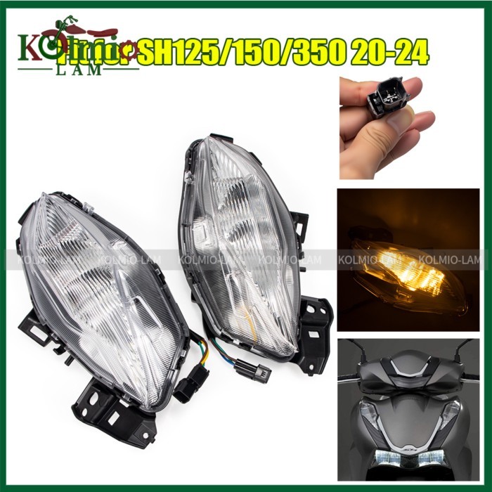 Fit for 2020 - 2024 Honda SH125 SH150 SH350 Motorcycle Front Turn Signal Light SH 125 150 SH350i 20