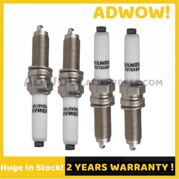 New 4pcs/set Spark Plug for CHANGAN UNI-T 1.5T CS35 PLUS /2018 EADO /EADO PLUS 1.4T CS55PLUS 1.5T N