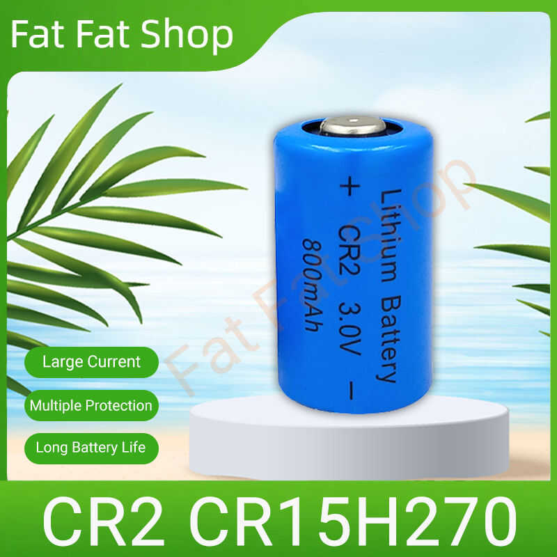 ❤ Cr2แบตเตอรี่ Elcr2 Dlcr2 Cr15270 Cr15h270 3V 800Mah แบตเตอรี่ลิเธียมสำหรับกล้อง Rangefinder
