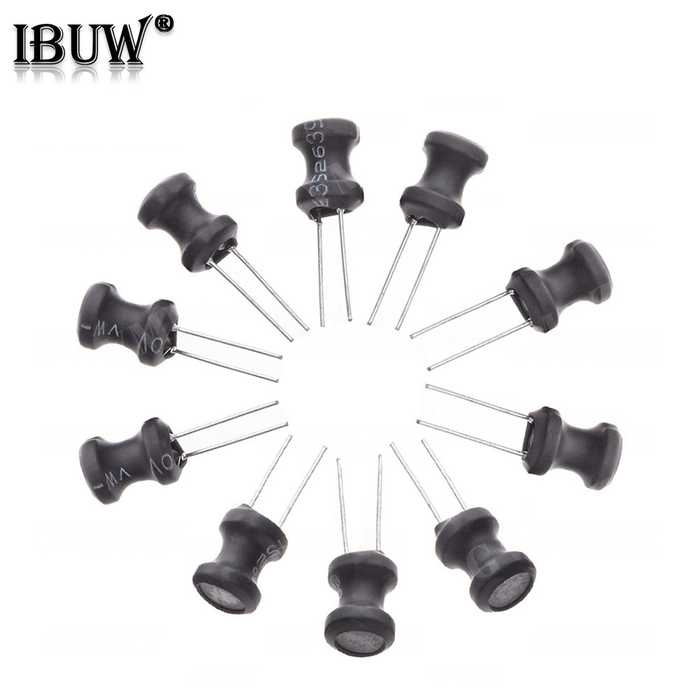 10PCS DIP Power Inductor 8X10 มม.2.2UH 4.7UH 10uH 22uH 100uH 150uh 220uH 330uH 470uH 1MH 2.2MH 4.7MH