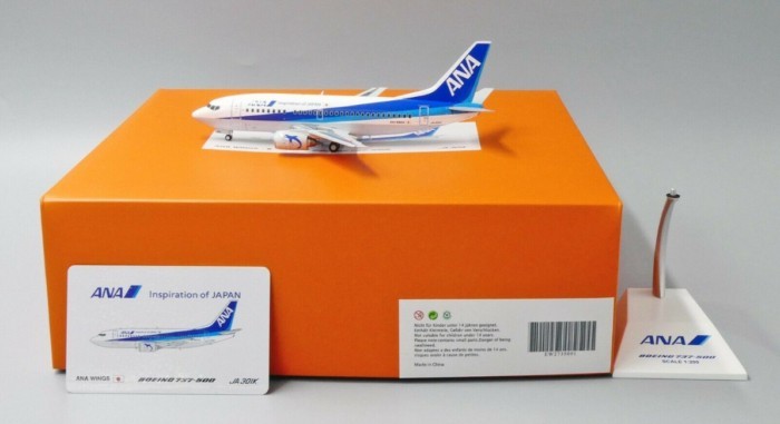 Ready Stock JC Wings 1: 200 All Nikko ANA B737-500 JA301K Alloy Model Out of Print Model