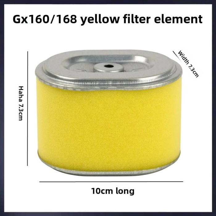 5PCS GX160 GX200 Gas oline Engine Air Filter Element for Micro Tiller Trowel 168F 170 Sponge Paper