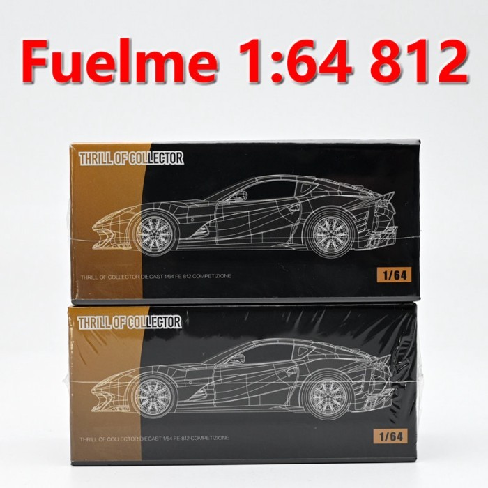 Fuelme Fuelme TOC 1: 64 812 Leap Horse Alloy Car Model สีแดง