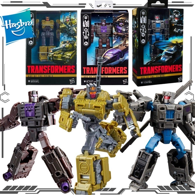 Hasbro Transformers Age of The Primes Combaticon Brawl Blast Off Vortex Transforming Robot Action Fi