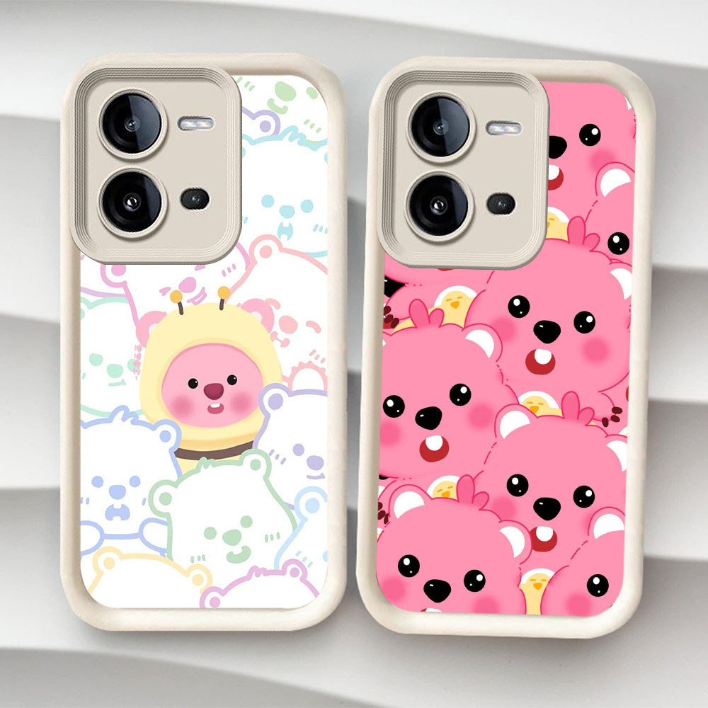 เคสป้องกันสําหรับ VIVO V25E Y28s Y28 Y17S V25 2024 กรณี NR12 Loopy