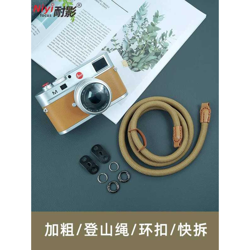 Micro SLR กล้องเชือกปีนเขาเชือกรอบเชือกเส้นเล็กเหมาะสําหรับ Canon R50 Leica Fuji XS10 XA5 XT20 XT5 X