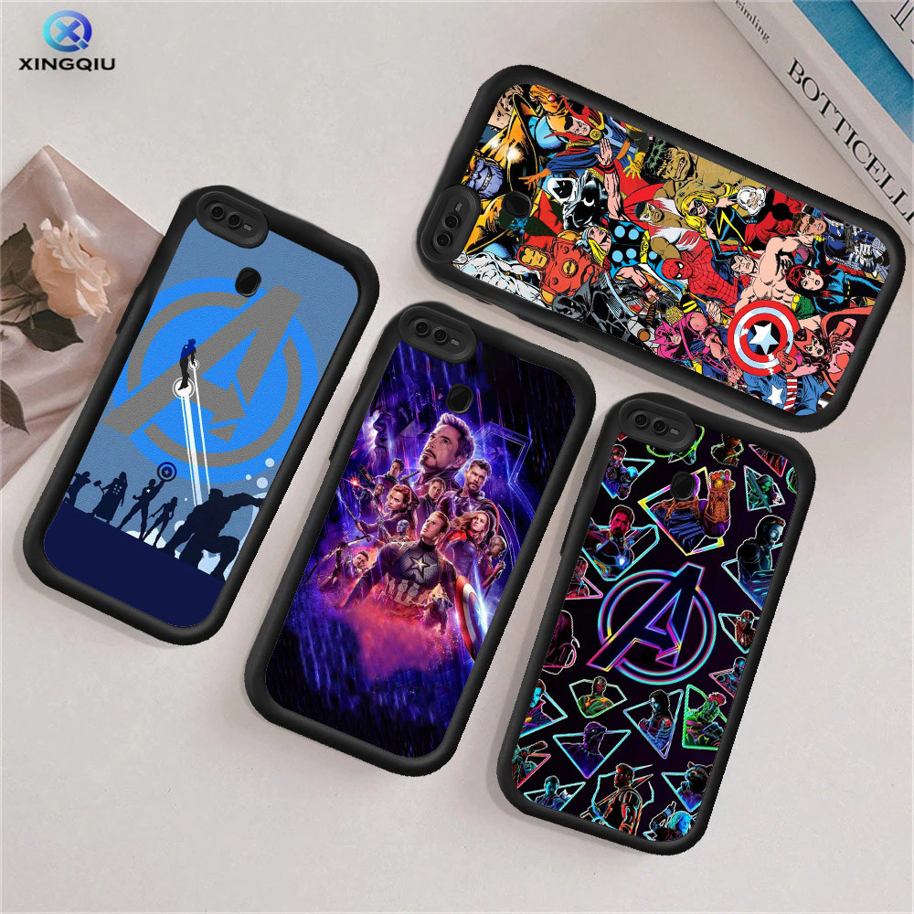 RK11 Avengers HpชุบปลอกสําหรับRealme Reno Narzo A15s A16E C20A F17 C15 4F C20 C21 2F C25S C11 A16K A