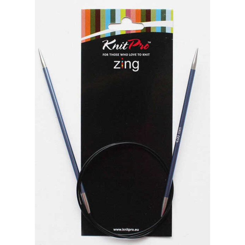 C Knitpro Zing Fixed Circular Knitting Needles 80Cm 2.0Mm To 6.0Mm