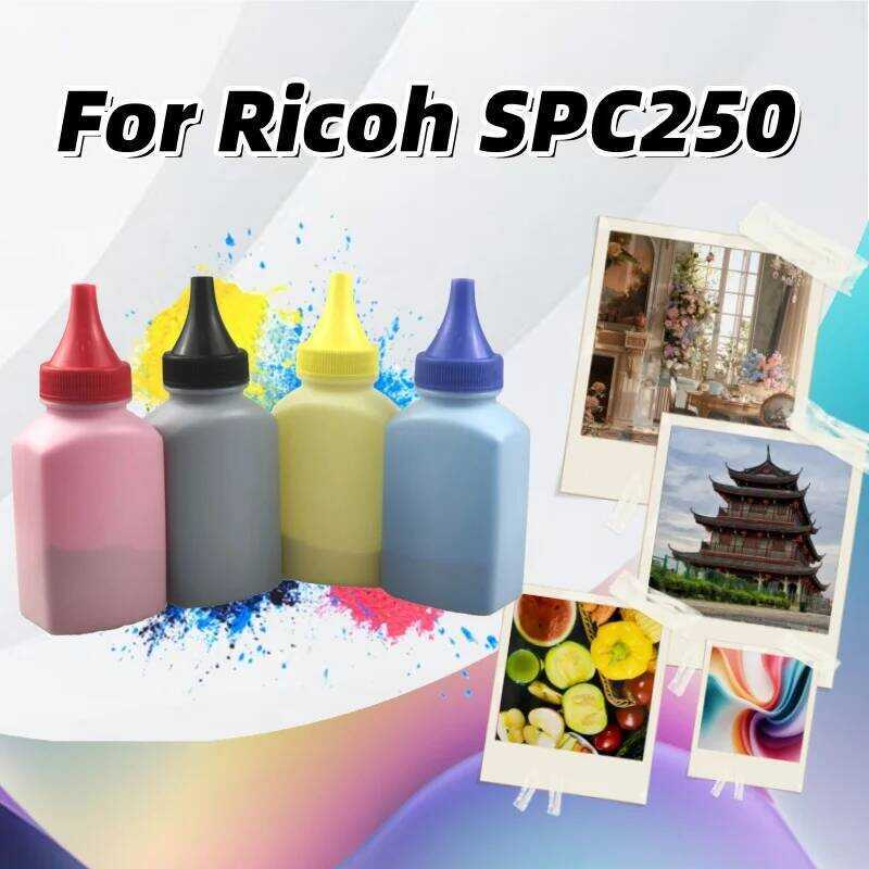 ผงหมึกสําหรับ Ricoh Aficio SPC250e SPC250 250DN SPC 250sf C250e C250DN SP C250sf ตลับหมึกชิป