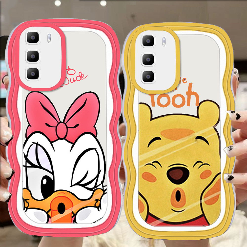 A-66 Donald Duck Pooh TPU Casing สําหรับ Infinix HOT 60 50i 50 60i Pro Plus Transparent Case
