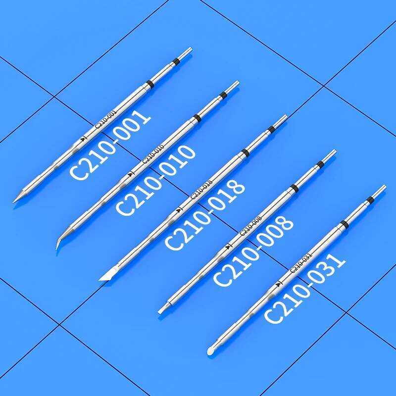 หัวแร้ง C210 ใช้ร่วมกับด้ามจับ JBC T210 สำหรับหัวแร้งสถานีเชื่อม CD-2SD/2SHE รุ่น C210-001 C210-007 