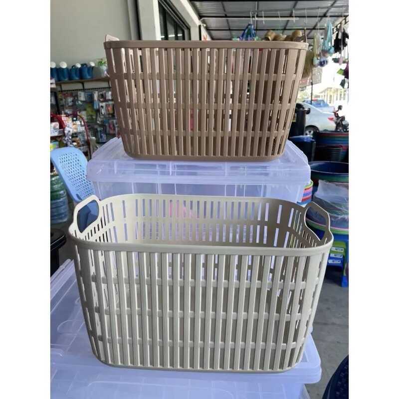 8F4 ตะกร้าใส่ของ ตะกร้ามินิมอล Orange Baskets ยินดีต้อนรับสู่ร้านของฉัน