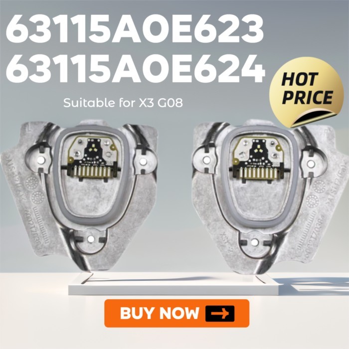 HKCY LED Angel Eyes DRL Light Daytime Running module for car X3 X4 G01 G02 63115A0E623 63115A0E624
