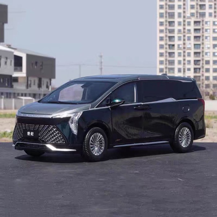 1: 18 Shangauto ทั่วไป Buick GL8th CENTURY CENTURY หรูหราธุรกิจรถรุ่นโลหะผสม