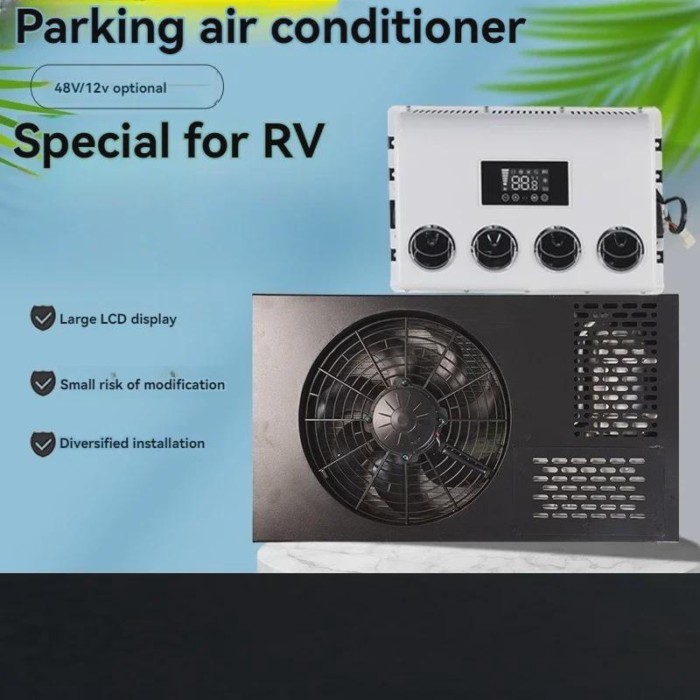 New Rv Special Parking Air Conditioner Hidden Modified Car Air Conditioner Electric DC Frequency Co