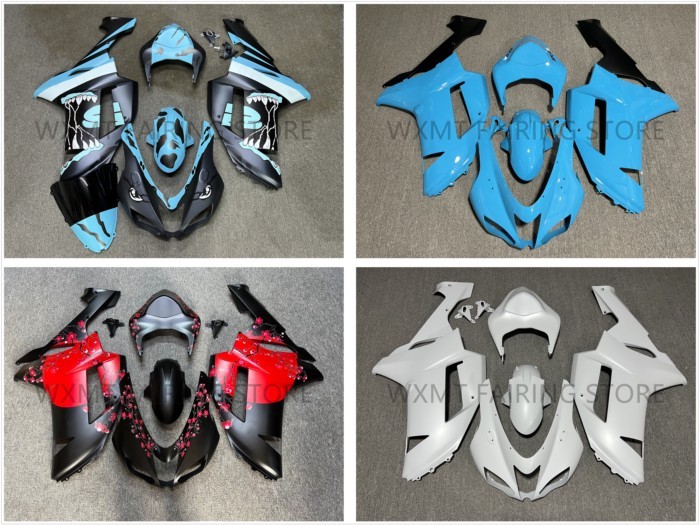 NEW ABS Motorcycle Injection mold Fairings Kit fit for Ninja ZX-6R 2007 2008 ZX6R zx 6r 636 2007 20