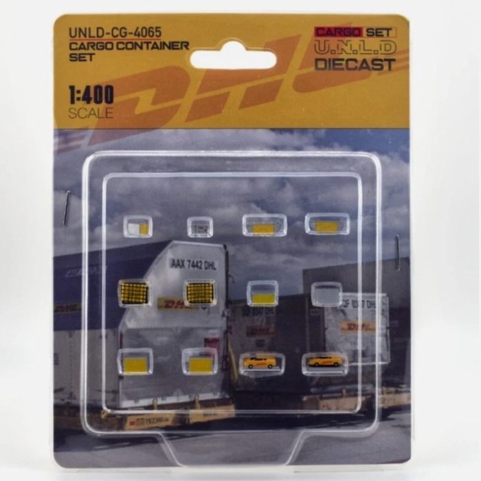 พร้อมสต็อก Fantasy Wings 1: 400 Dunho Express DHL Cargo Box Set UNLD-CG-4065 Out of Print Car Model