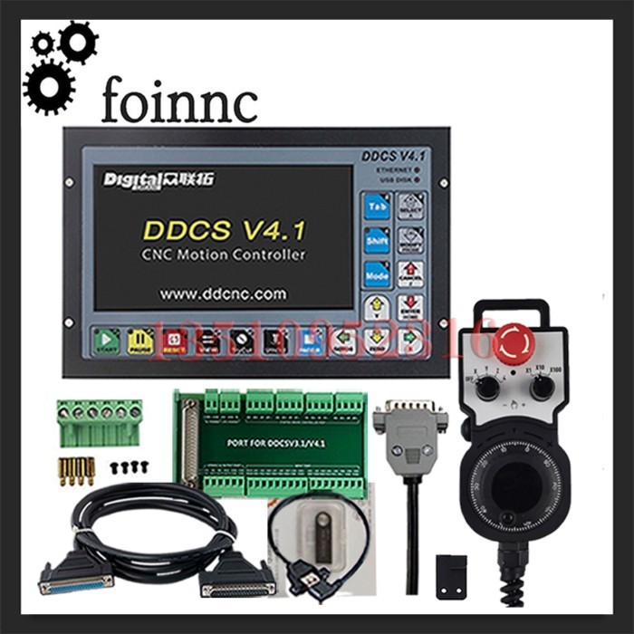 Ddcs V4.1 3/4 Axis G Code Cnc Carving Milling Machine Off-line Independent Controller Ddcs V4.1+ 4