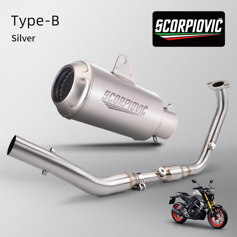 สําหรับ YZF R15 V3 V4 R125 MT125 2020 - 2026 รถจักรยานยนต์ไอเสียหนีด้านหน้า Link ท่อ