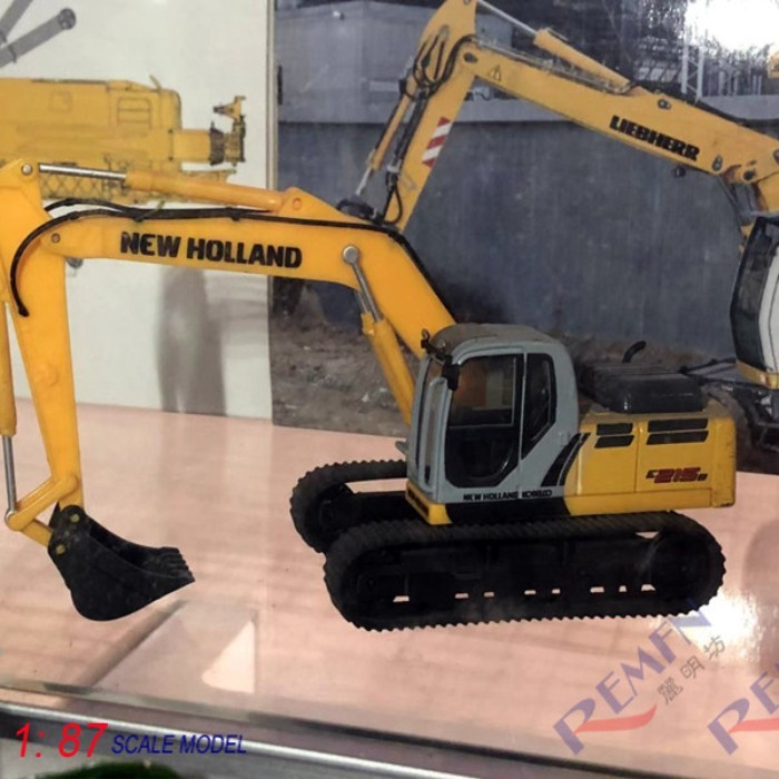 อิตาลี ROS New Holland New Holland E215B Excavator Magic Steel Alloy Engineering Model 1: 87